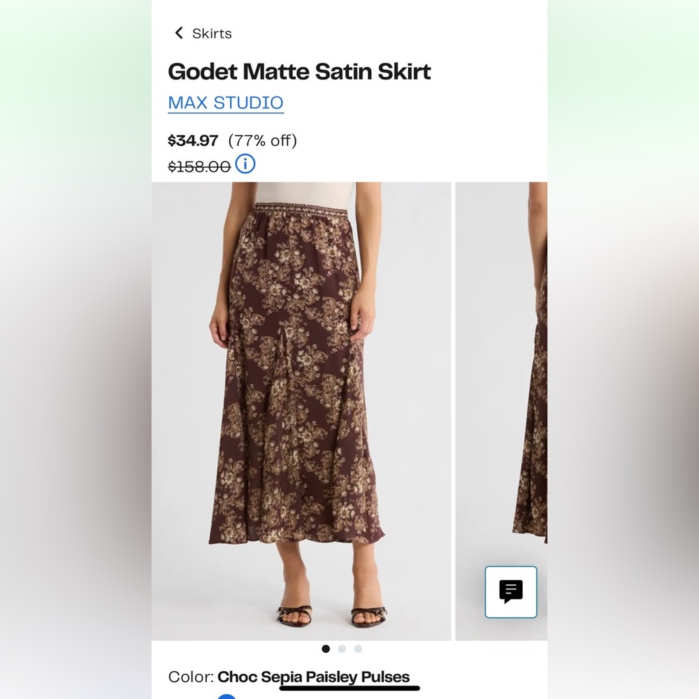 Max Studio Brown Patterned Dress - image 4